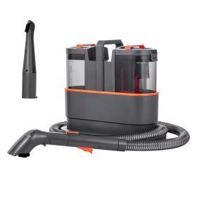 Carpet Cleaner Machine, 50.72 oz Clean Water Tank & 27.05 oz Dirty Water Tank, Portable Upholstery Shampooer, 11.5Kpa Handheld Furniture Extracto