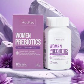 Pre and Probiotics for Women Hormone Balance Pills Female Gut Health Mood Supplement UT Health with Cranberry Extract (size: 60Count* 1Pack)